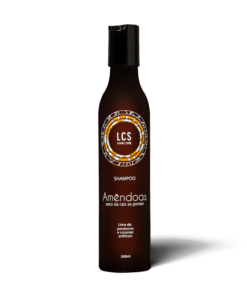 Shampoo Amêndoas Lcs Para Cabelos Ressecados 240 ml