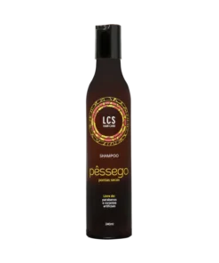 Shampoo Pêssego Lcs Para Cabelos Ressecados 240 ml