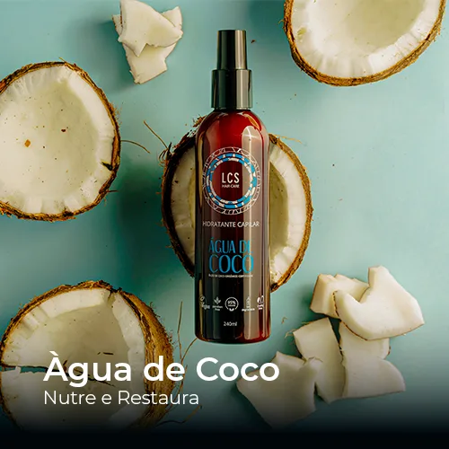 Agua de coco - nutre e restaura